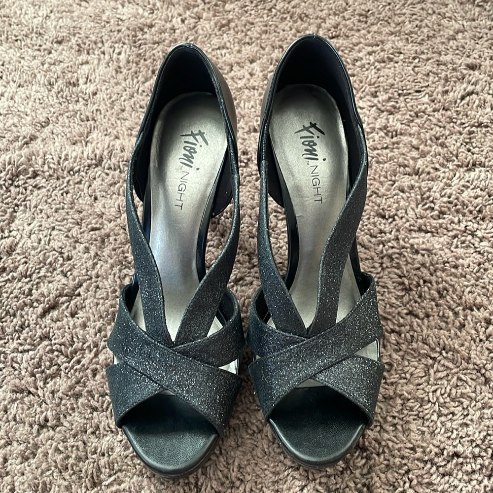 Black heels.